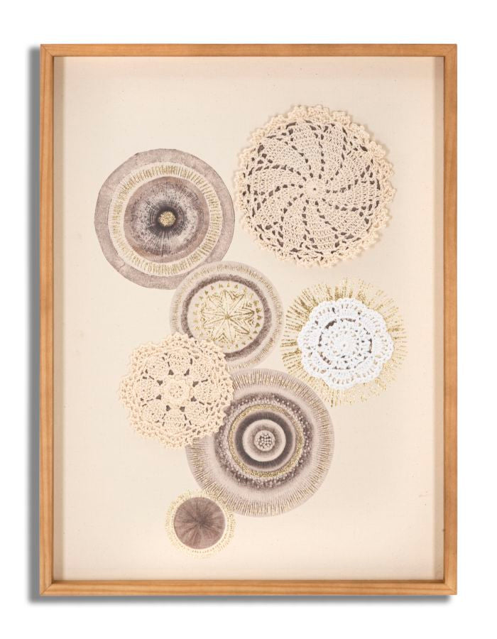 Schilderij Circly With Application Circly 45×3,2×60 cm