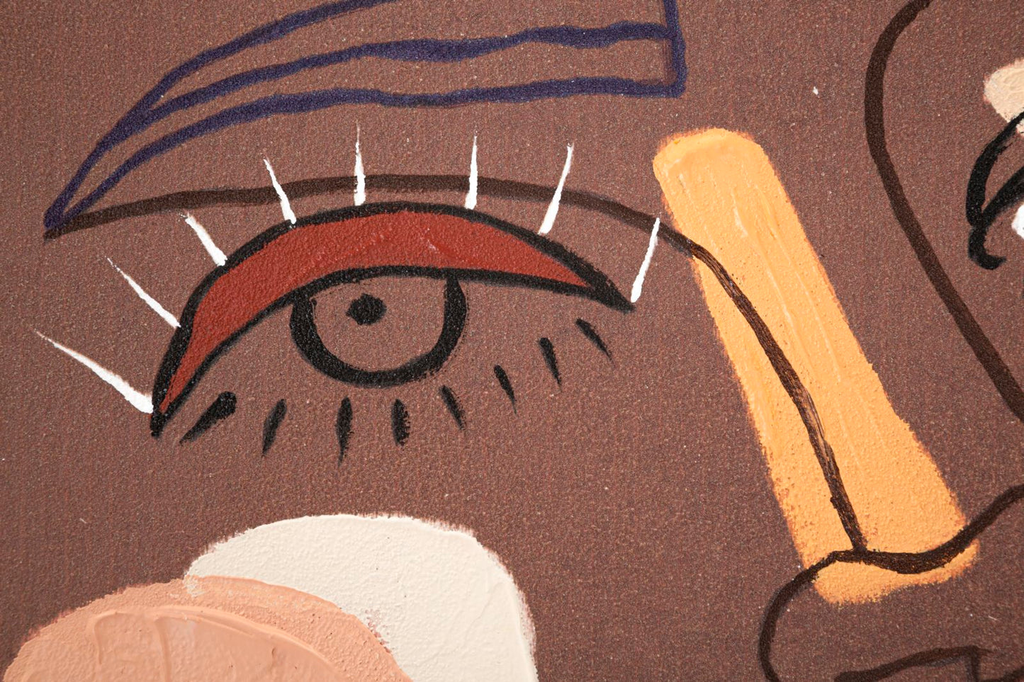 Schilderij Tribal -a- 80×2,8×100 cm