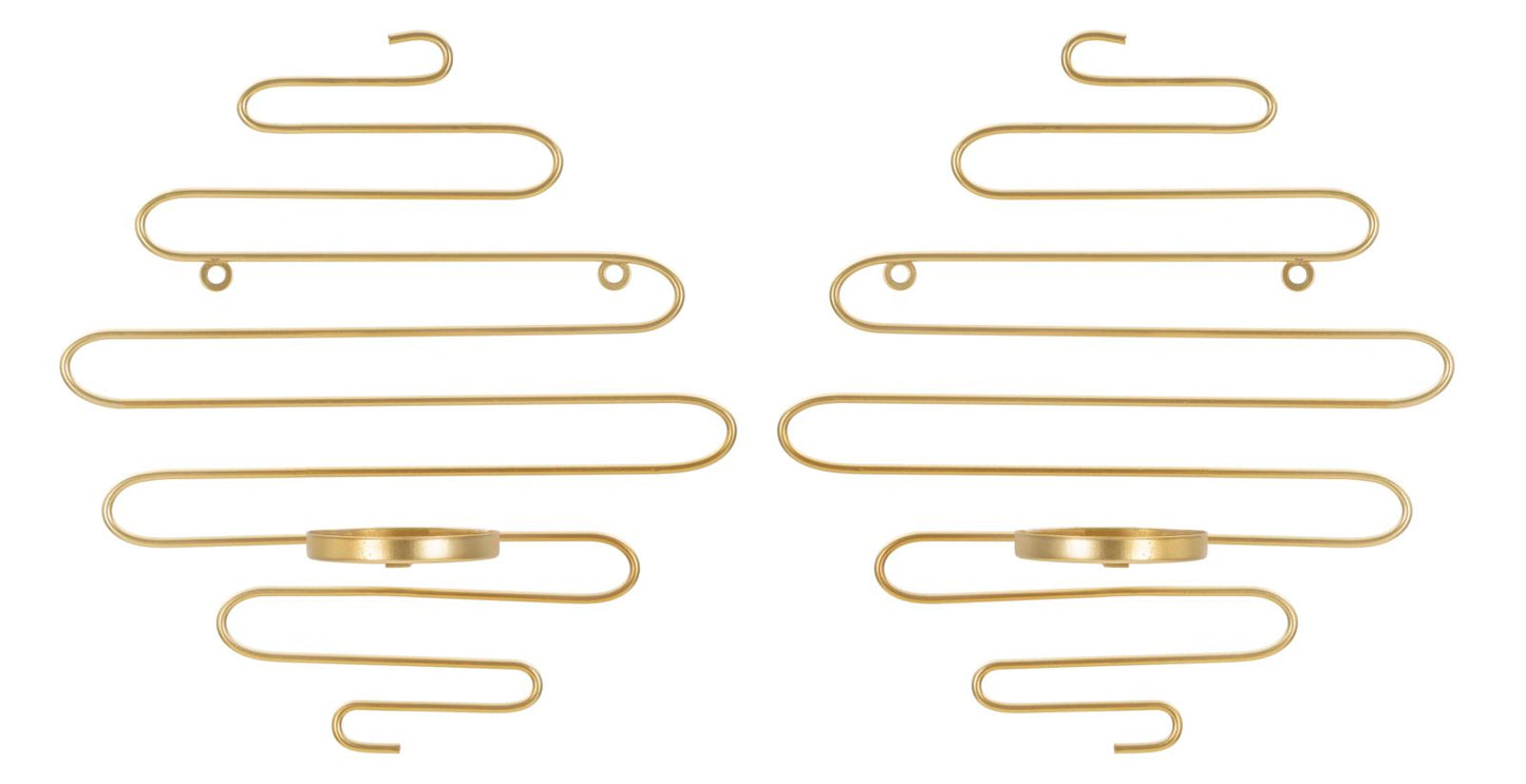 Wandkandelaar Alid Wall Candle Holder Set 2 Pcs 33×10×34 cm