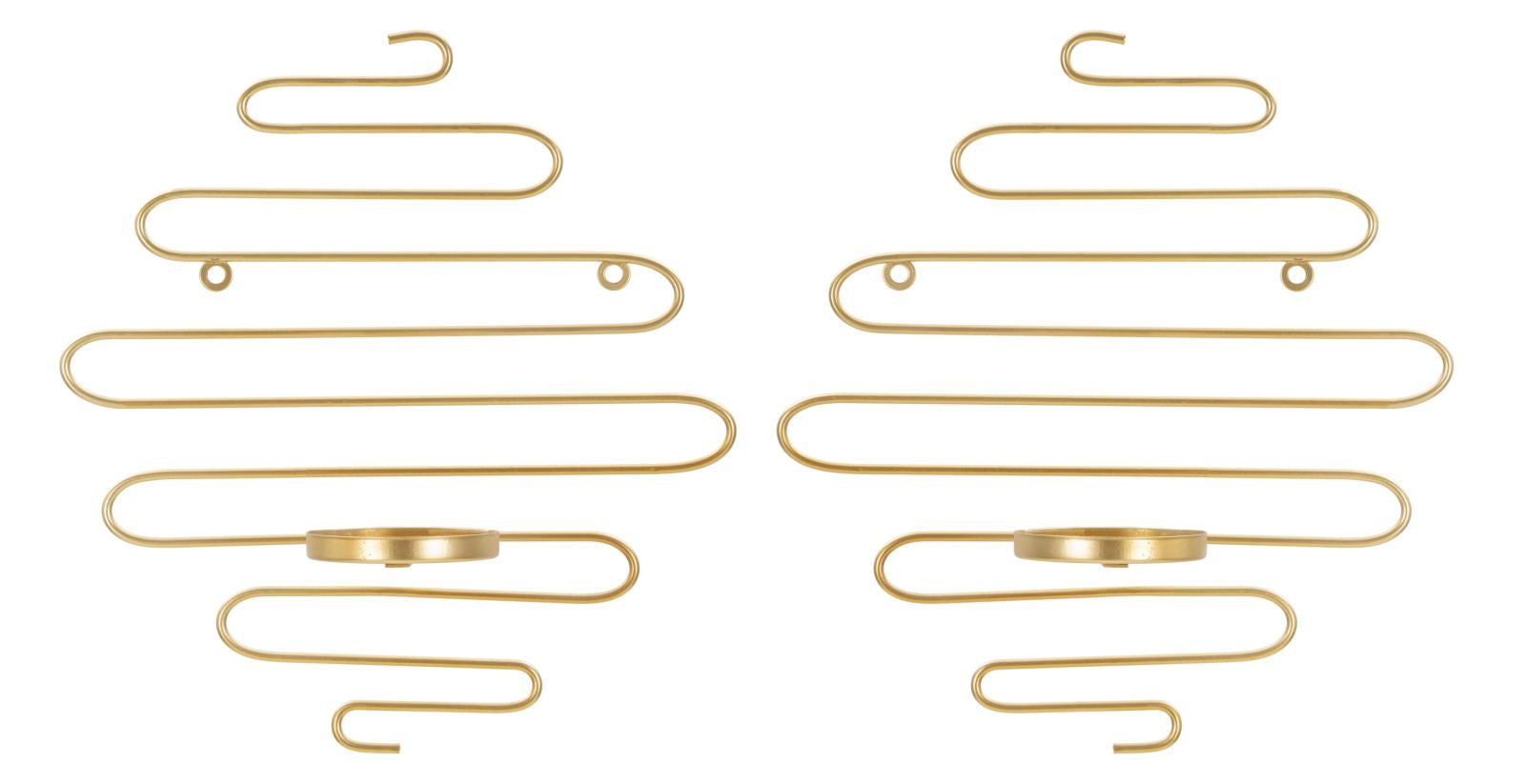Wandkandelaar Alid Wall Candle Holder Set 2 Pcs 33×10×34 cm