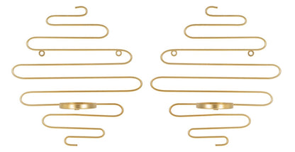 Wandkandelaar Alid Wall Candle Holder Set 2 Pcs 33×10×34 cm