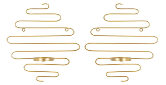 Wandkandelaar Alid Wall Candle Holder Set 2 Pcs 33×10×34 cm