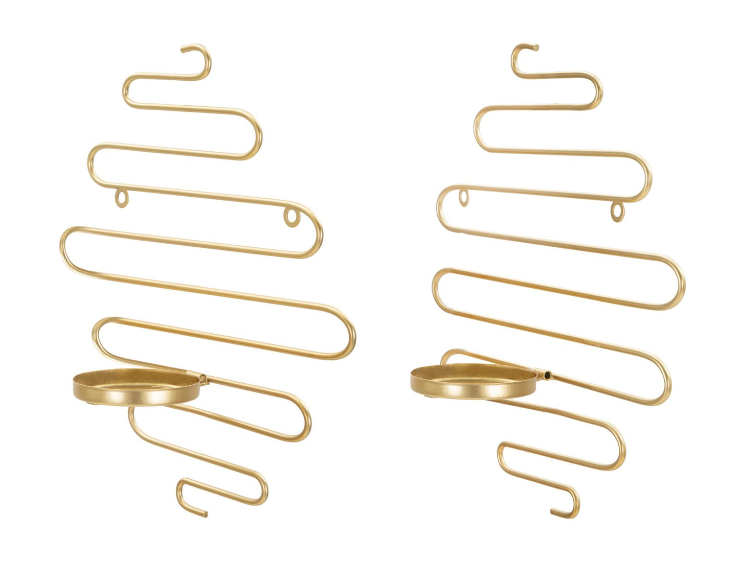 Wandkandelaar Alid Wall Candle Holder Set 2 Pcs 33×10×34 cm