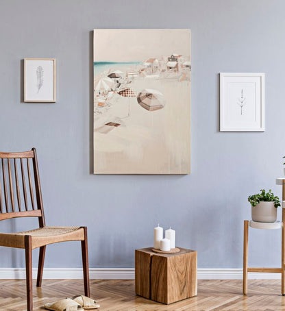 Schilderij Printing/painting Beach -b- 80×3×120 cm