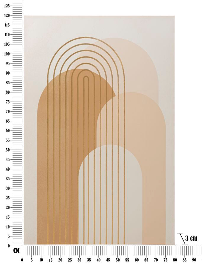 Schilderij Printing/painting Shine -b- 80×3×120 cm
