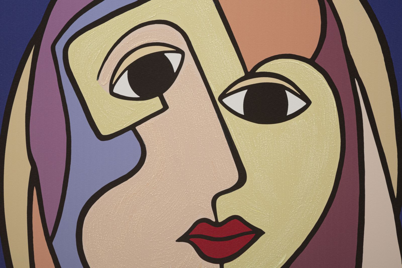 Schilderij Printing/painting Double Face Large -a- 80×3×120 cm
