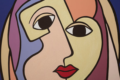 Schilderij Printing/painting Double Face Large -a- 80×3×120 cm
