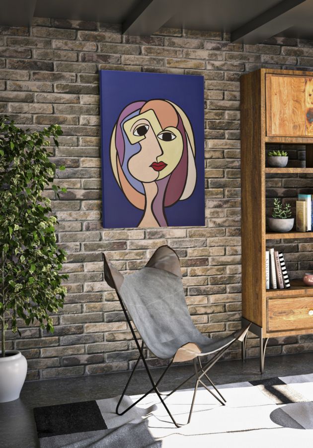 Schilderij Printing/painting Double Face Large -a- 80×3×120 cm
