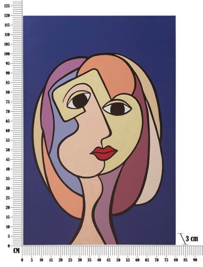 Schilderij Printing/painting Double Face Large -a- 80×3×120 cm