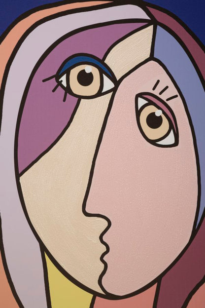 Schilderij Printing/painting Double Face Large -b- 80×3×120 cm