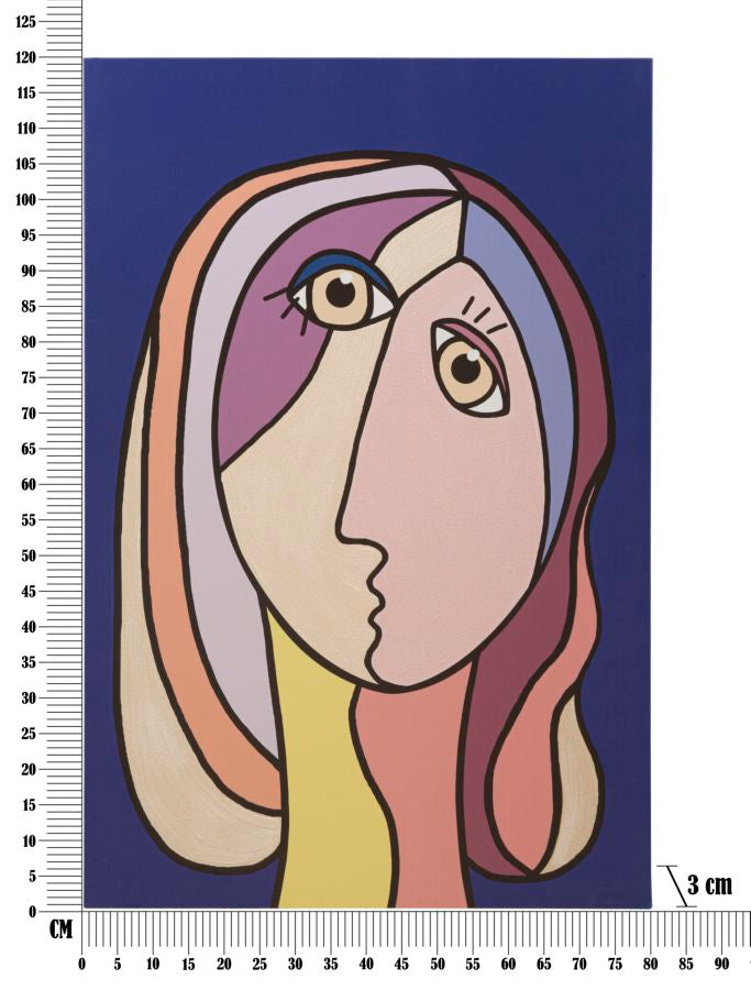 Schilderij Printing/painting Double Face Large -b- 80×3×120 cm