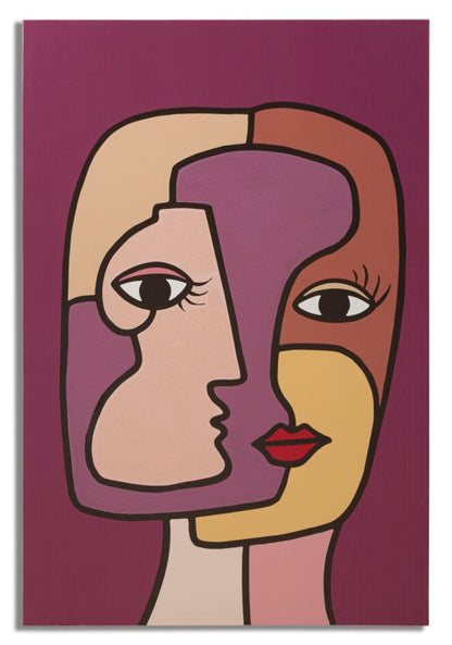Schilderij Printing/painting Face New -a- 60×3×90 cm