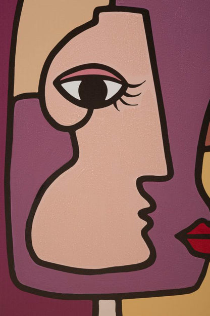 Schilderij Printing/painting Face New -a- 60×3×90 cm