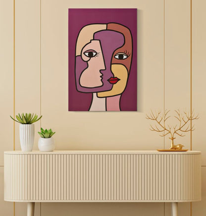 Schilderij Printing/painting Face New -a- 60×3×90 cm