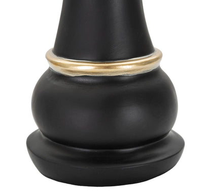 Decoratie Queen Black & Gold Ø 9×25,5 cm