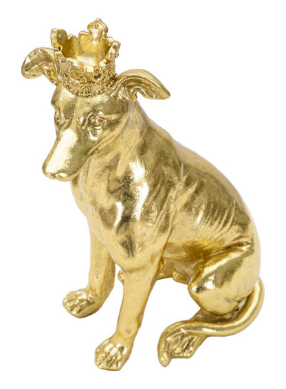 Decoratie Dog Gold 20×12,5×33 cm