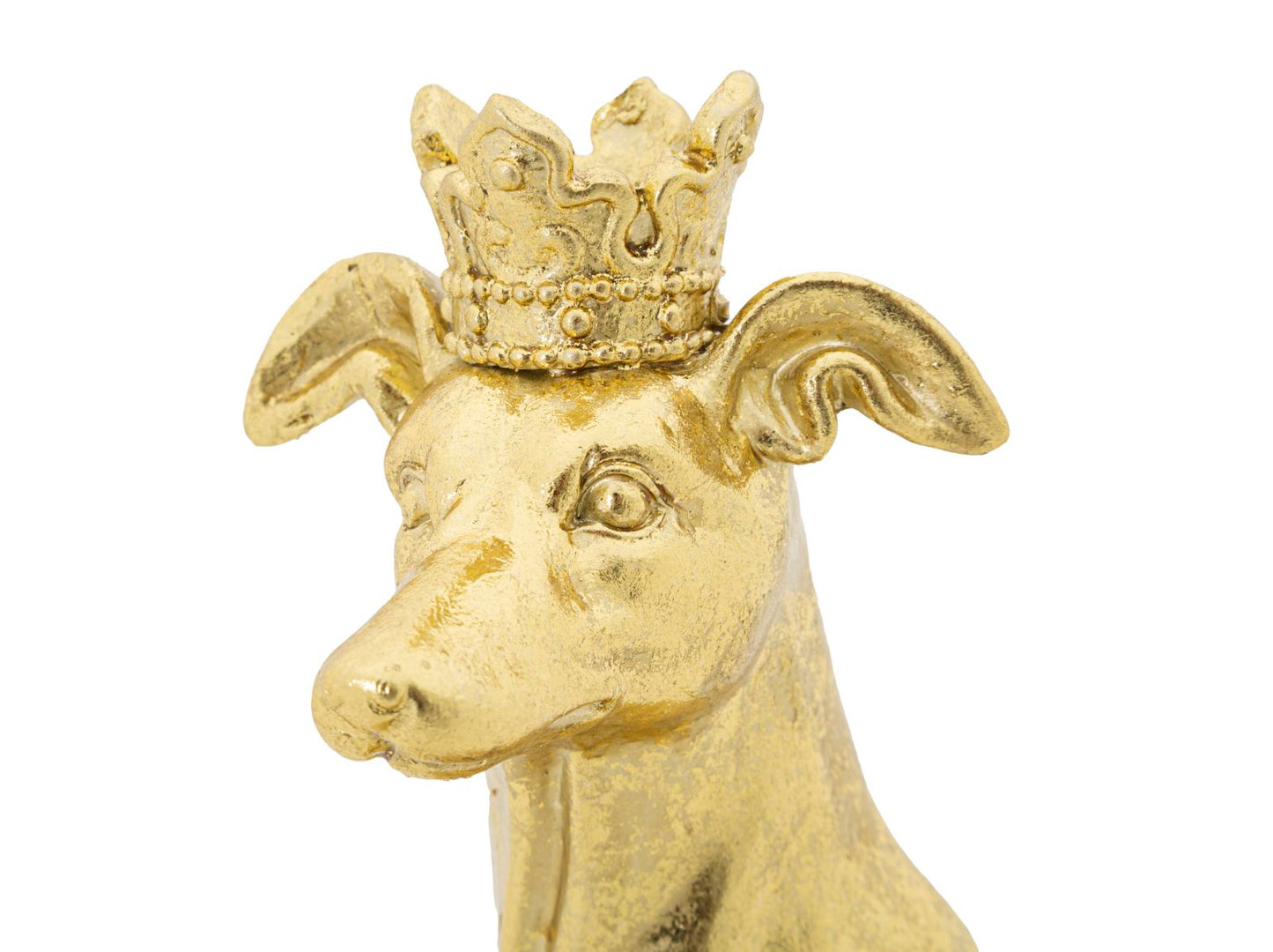 Decoratie Dog Gold 20×12,5×33 cm