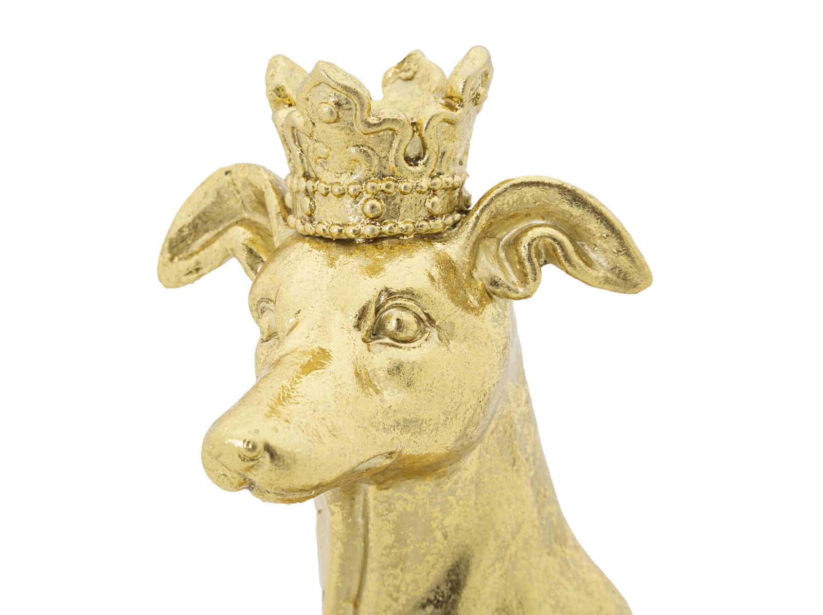 Decoratie Dog Gold 20×12,5×33 cm