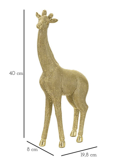 Decoratie Giraffe 19,8×8×40 cm