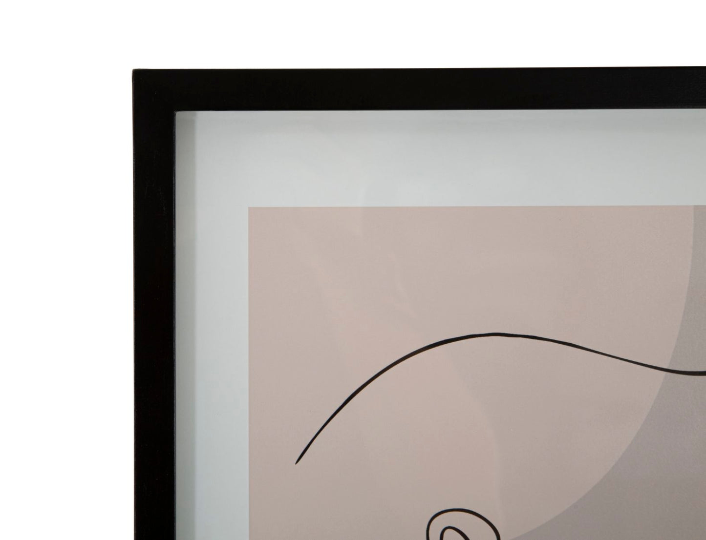 Wandkunst Stamp With Frame Face -c- 35×2×47 cm