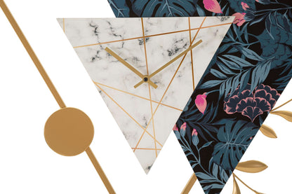 Wandklok Triangle 75×4,5×59 cm