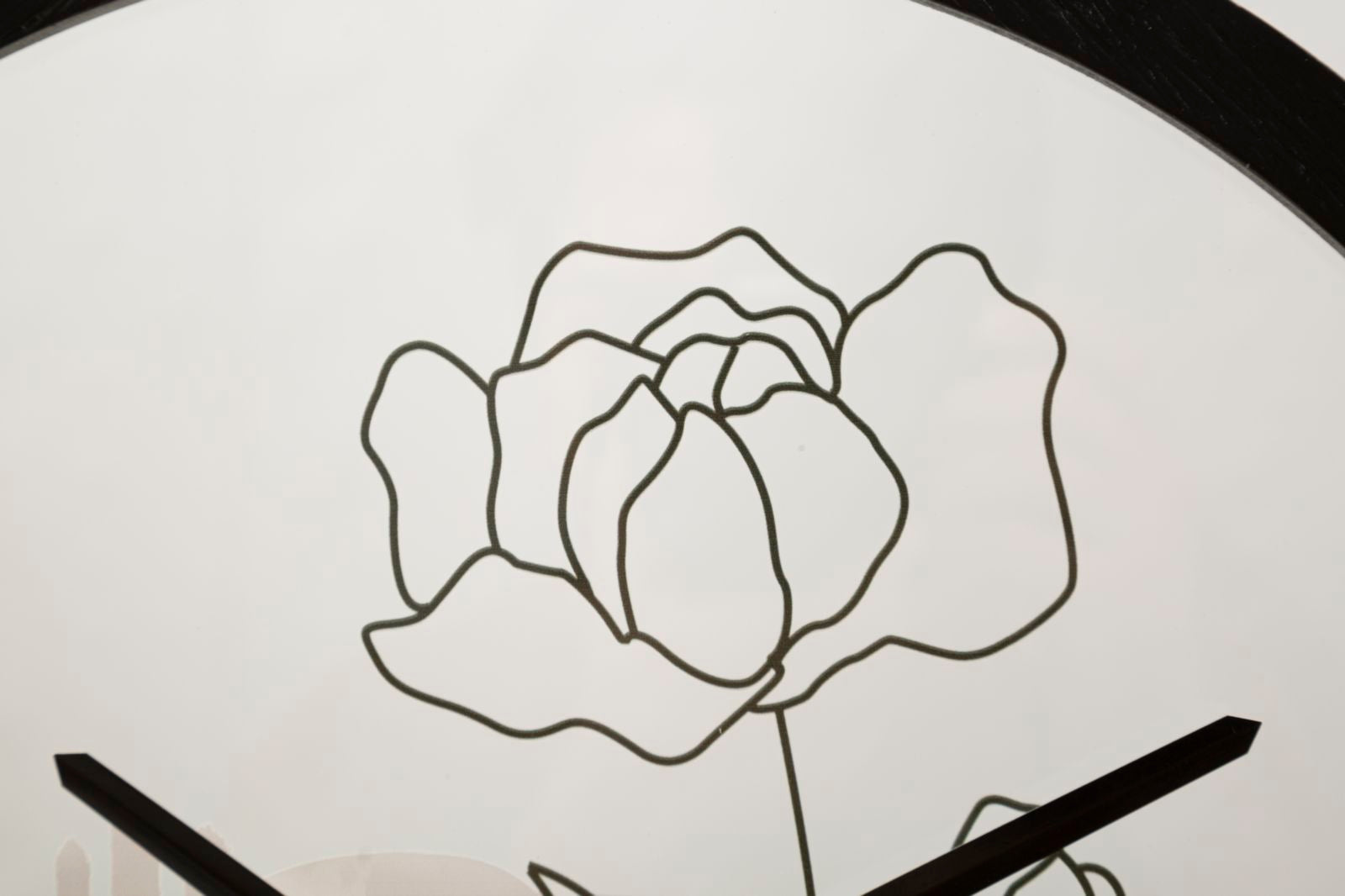 Wandklok Flower -a- Ø 40×3,5 cm