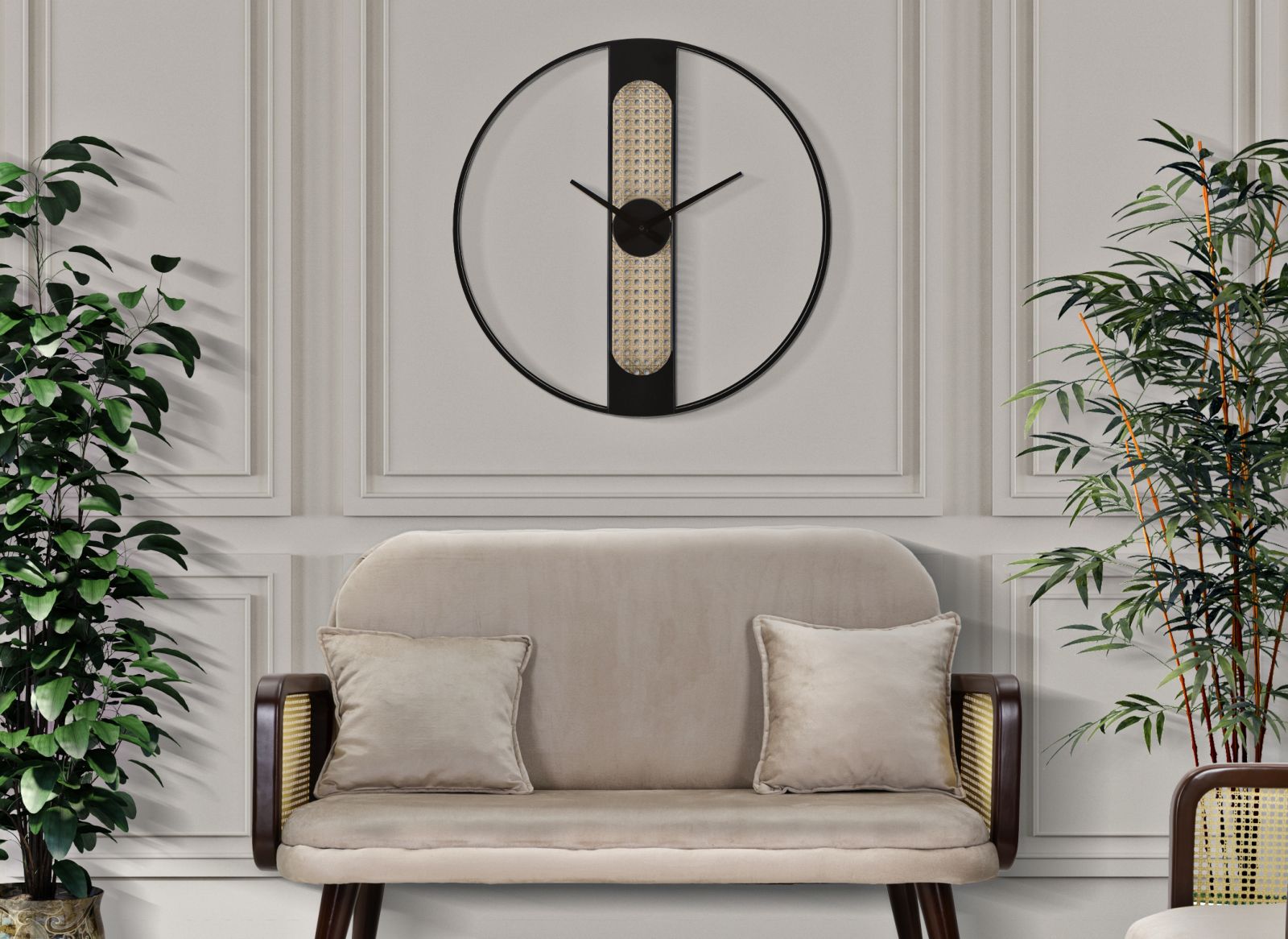 Wandklok Ribby Ø 60×5 cm