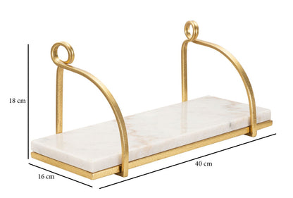 Wandplank Marble 40×16×18 cm