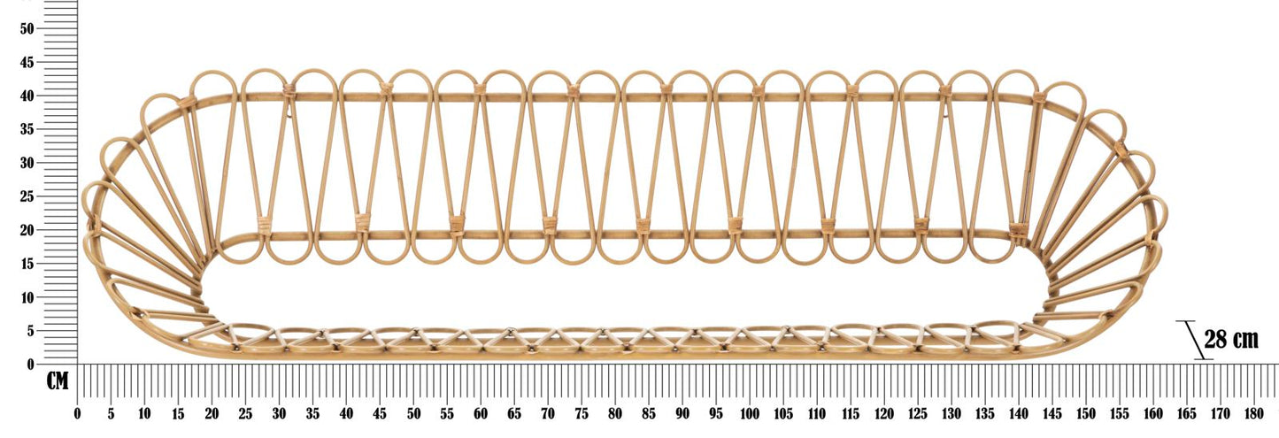 Wandplank Panama 162×28×43,5 cm