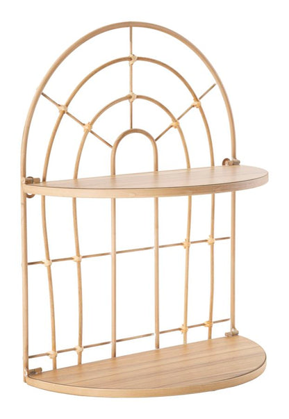Wandplank Double Shelf Arch 34,5×18×45,5 cm