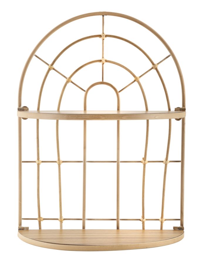 Wandplank Double Shelf Arch 34,5×18×45,5 cm