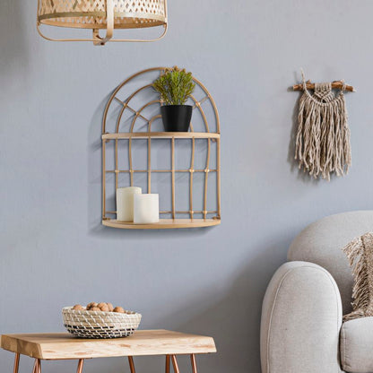 Wandplank Double Shelf Arch 34,5×18×45,5 cm