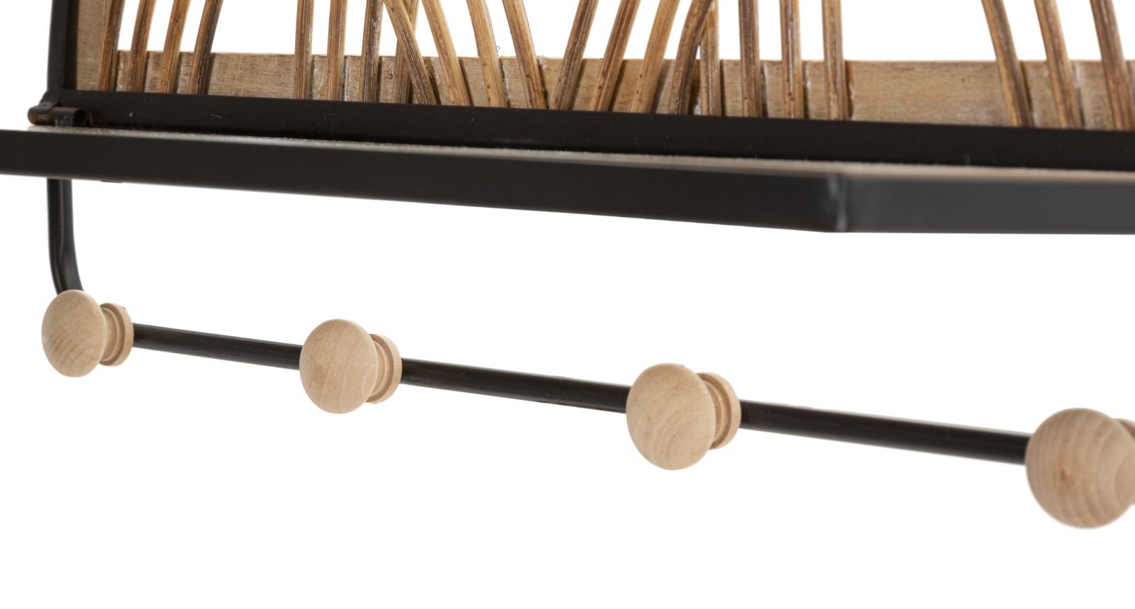 Wandplank met haken Oporto With Hangers 46×15,5×30 cm