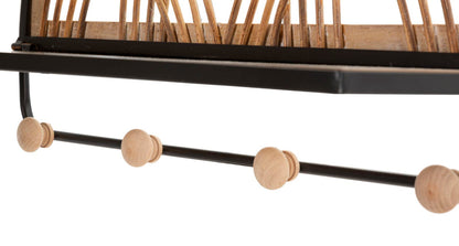 Wandplank met haken Oporto With Hangers 46×15,5×30 cm