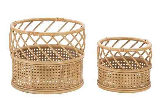 Vaashouder Panama Set 2 Pcs Ø 30×25 cm