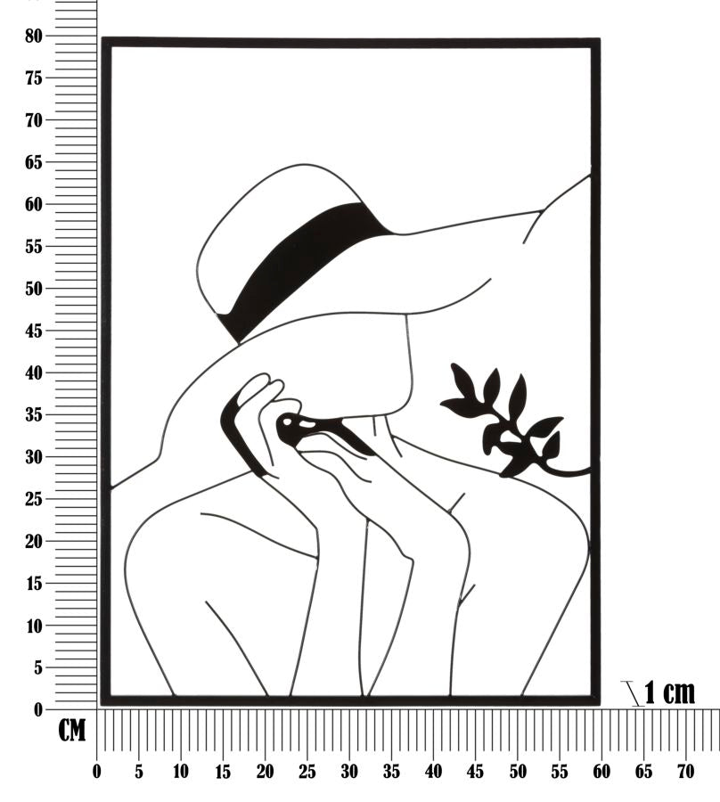 Wanddecoratie Elegant -b- 60×1×80 cm