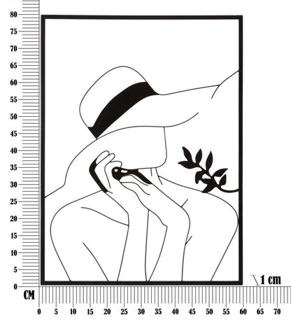 Wanddecoratie Elegant -b- 60×1×80 cm