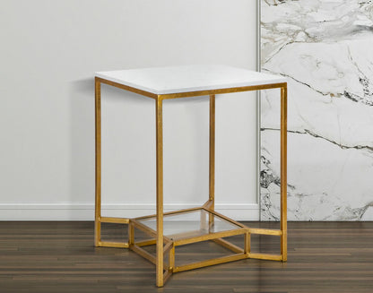 Tafel Double Marble 47×47×60 cm