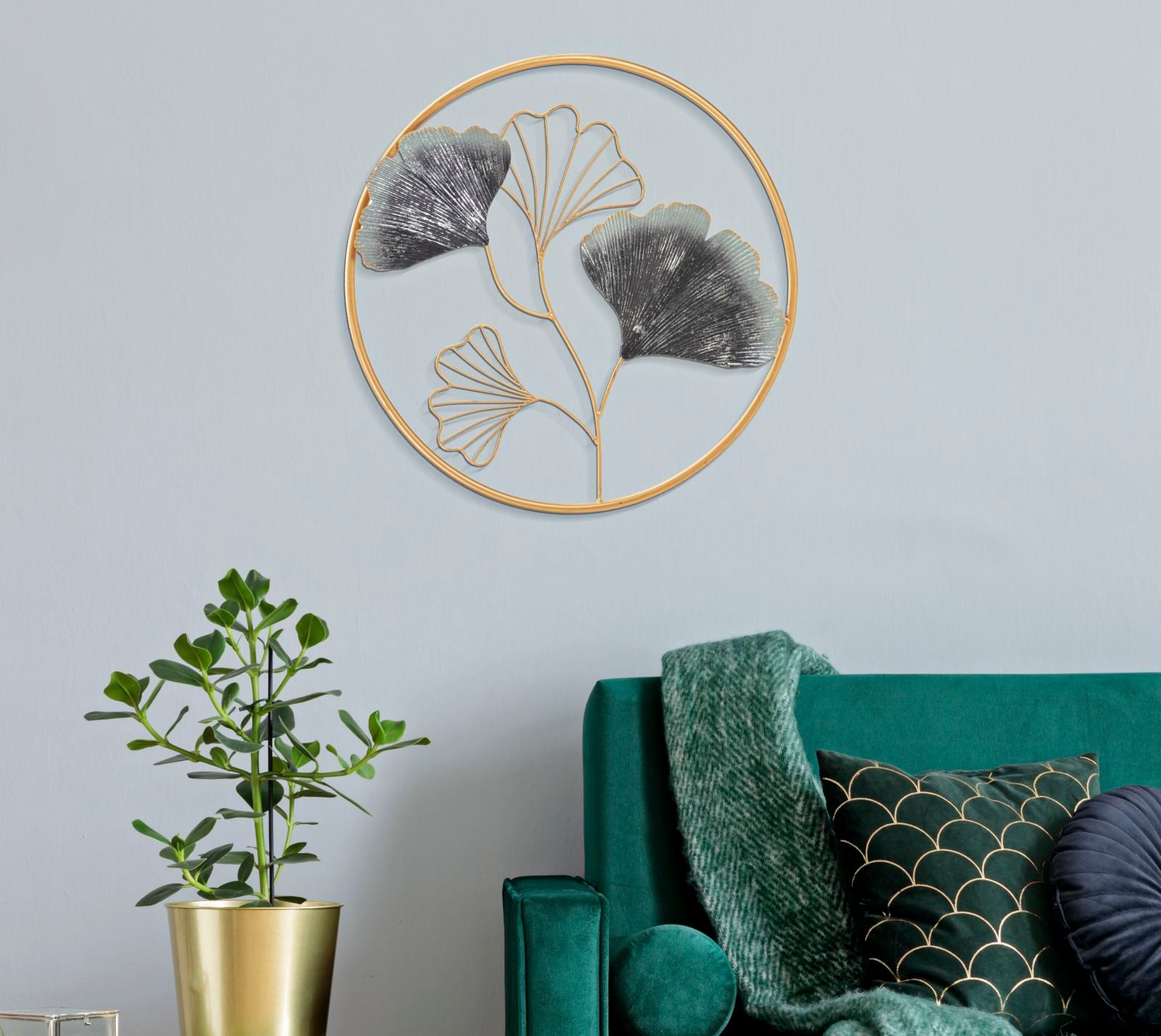 Wanddecoratie Flower Simple Ø 45,5×3,5 cm