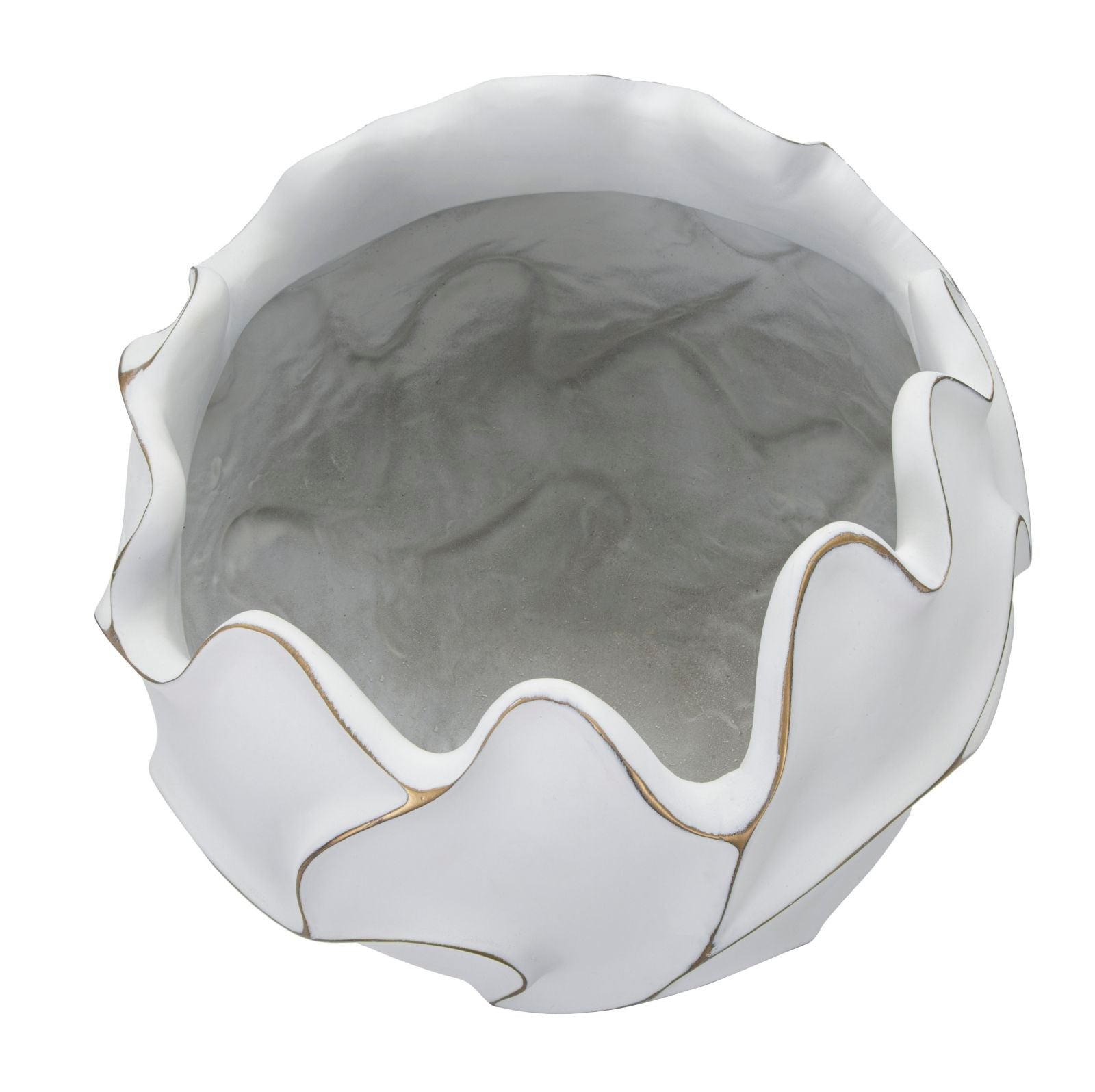 Vaas Gaspeau Polyresin Lines Ø 44×37 cm