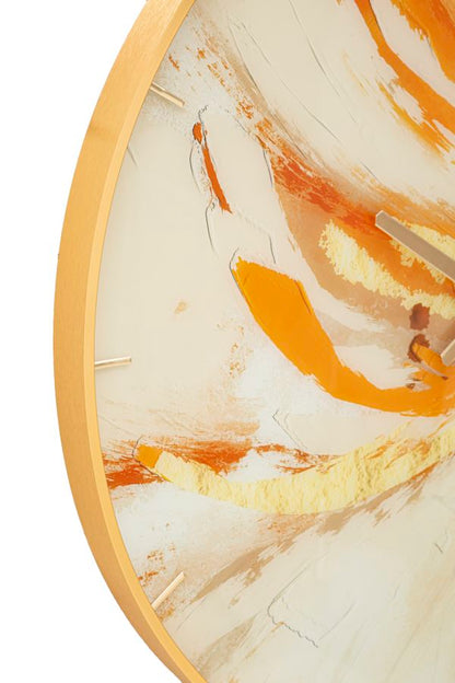 Wandklok Glass Toply Ø 80×5 cm