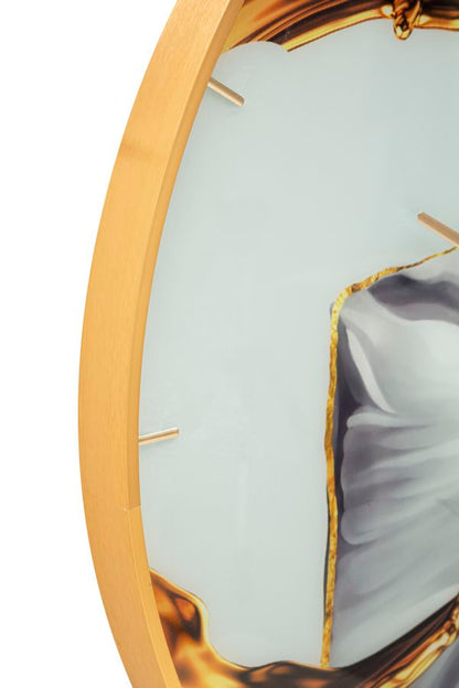 Wandklok Glass Rose Ø 80×5 cm