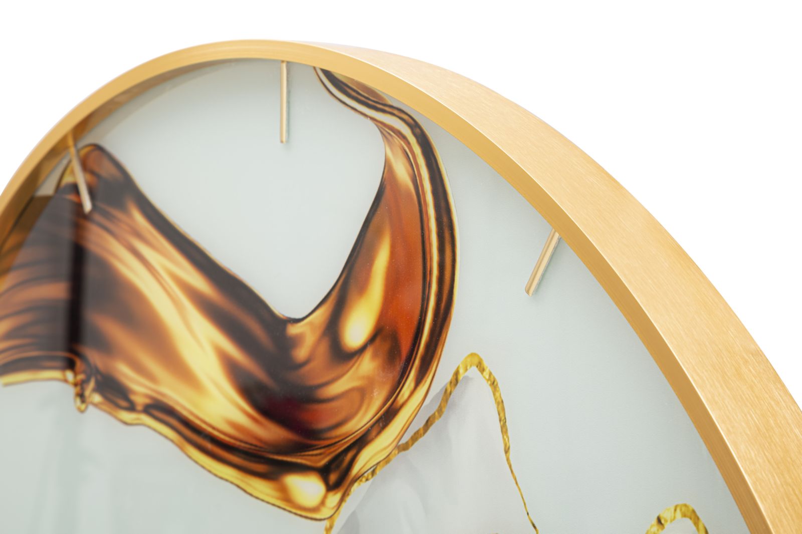 Wandklok Glass Rose Ø 80×5 cm