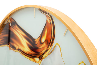 Wandklok Glass Rose Ø 80×5 cm