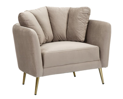 Fauteuil Kiev Grey 88×77×74 cm