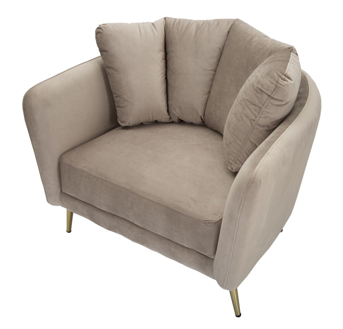 Fauteuil Kiev Grey 88×77×74 cm