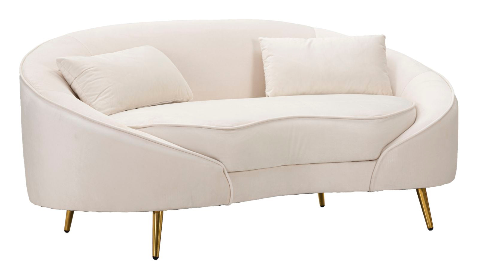 Bank 2 Seaters Oslo With Cushions Cream 148×84×68 cm