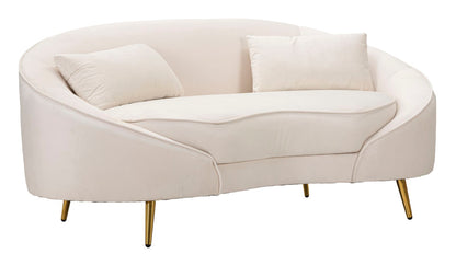 Bank 2 Seaters Oslo With Cushions Cream 148×84×68 cm