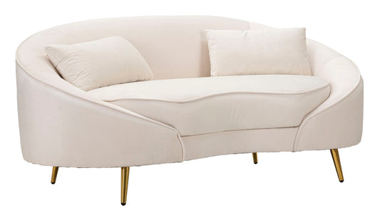 Bank 2 Seaters Oslo With Cushions Cream 148×84×68 cm