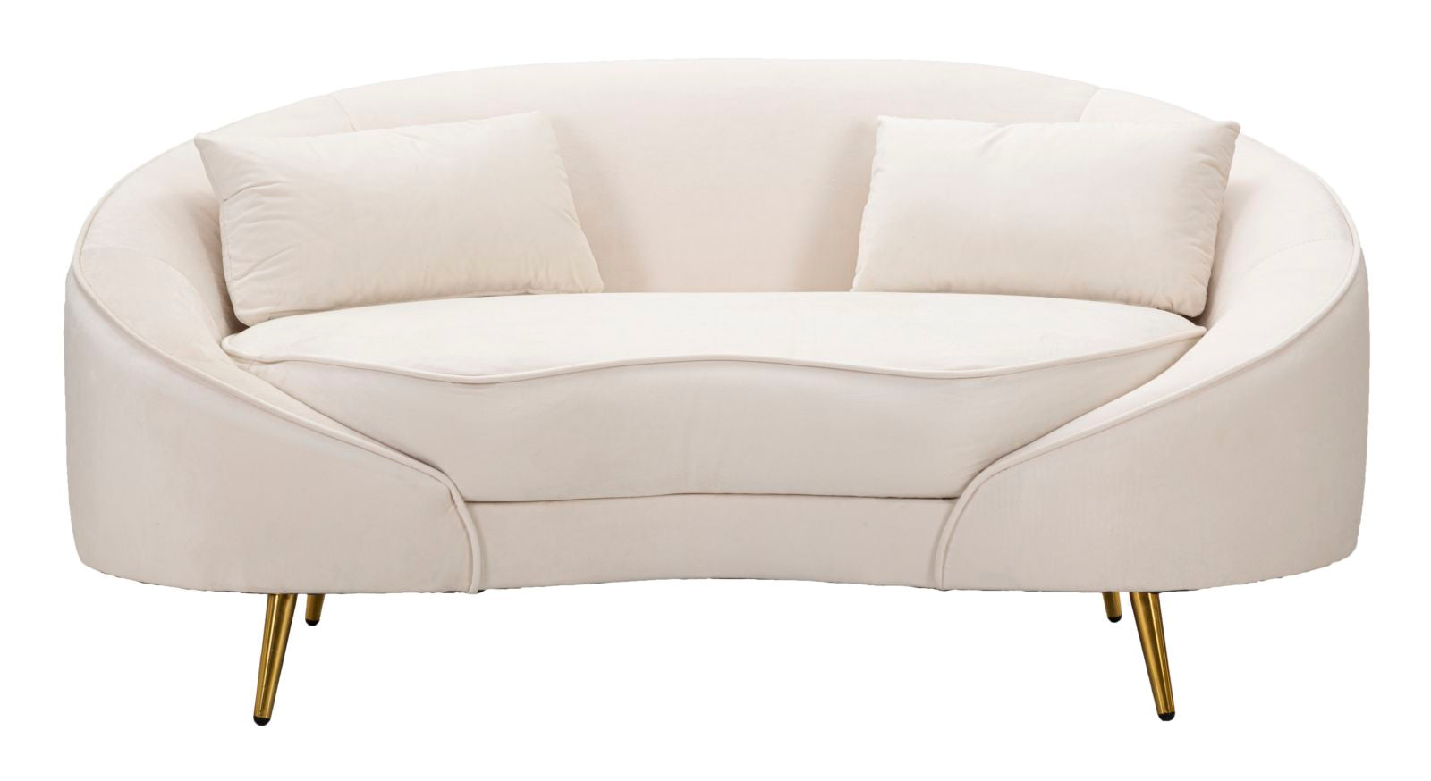 Bank 2 Seaters Oslo With Cushions Cream 148×84×68 cm